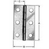 Picture of Hinges Solid Brass 2" X 1-3/16"