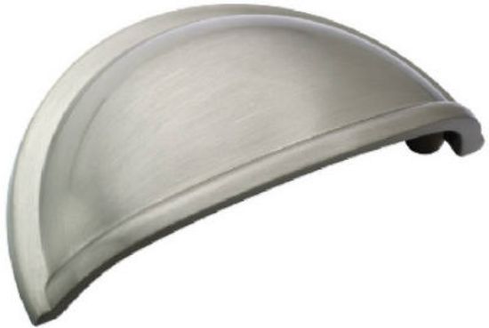 Picture of 3" Brushed-Nickel Cup Cabinet-Pull