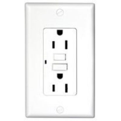 Picture of 15-Amp -Receptacle Auto Test White