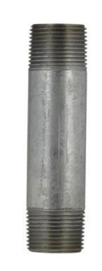 Picture of Galvanized-Plumbing Carbon-Steel Galvanized-Finish Pipe-Nipple 2-1/2" x 3"