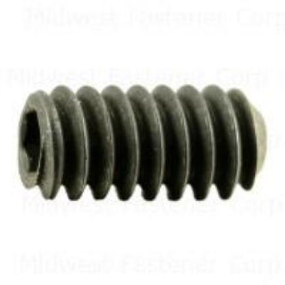 Picture of #10-24 x 3/8" Socket-Hex-Drive Set-Screw (Coarse) Black-Oxide-Finish